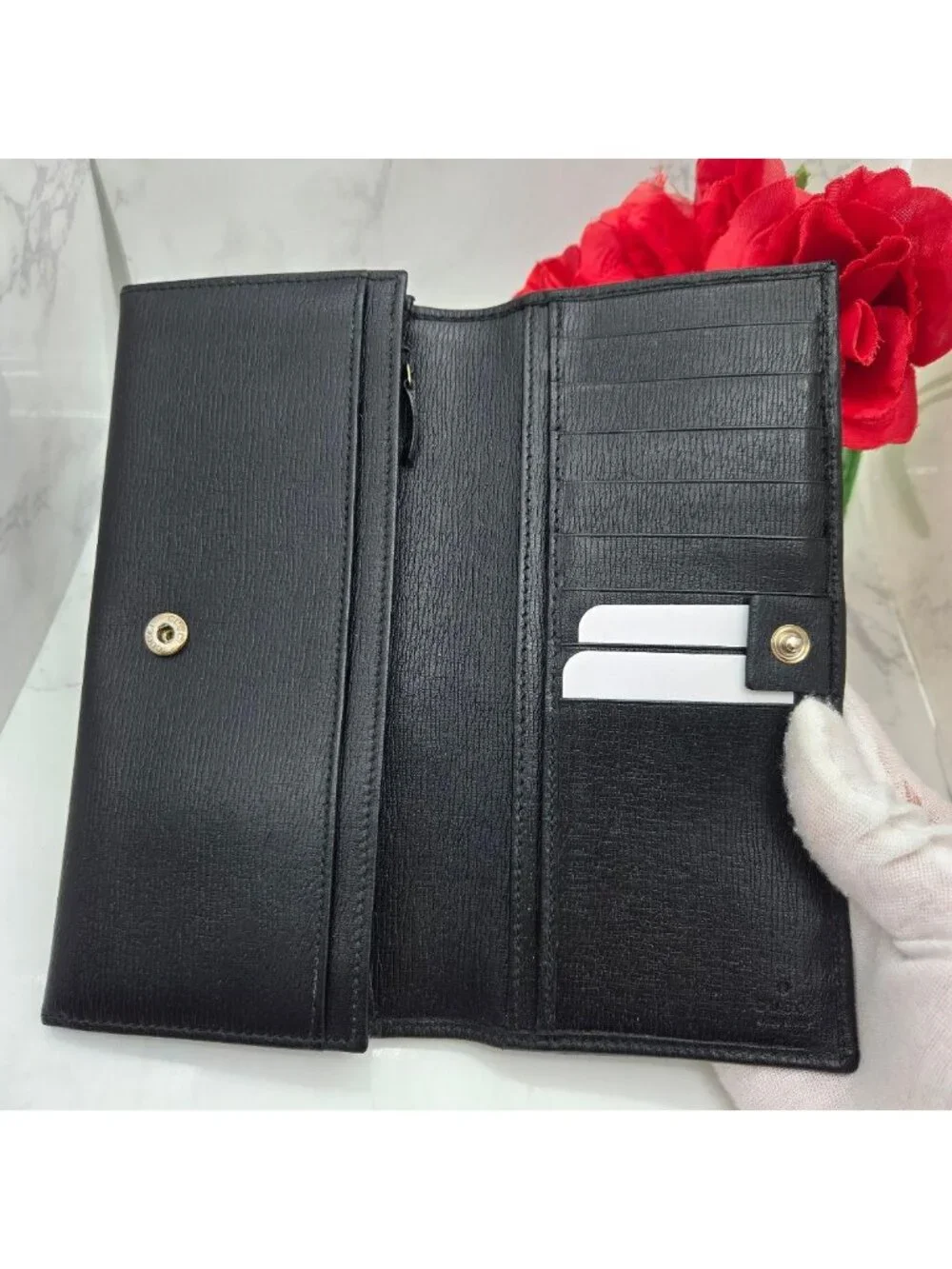 Gucci Wallet Belt Black